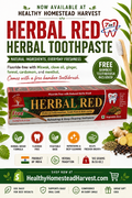 Herbal Red Toothpaste/Free Toothbrush