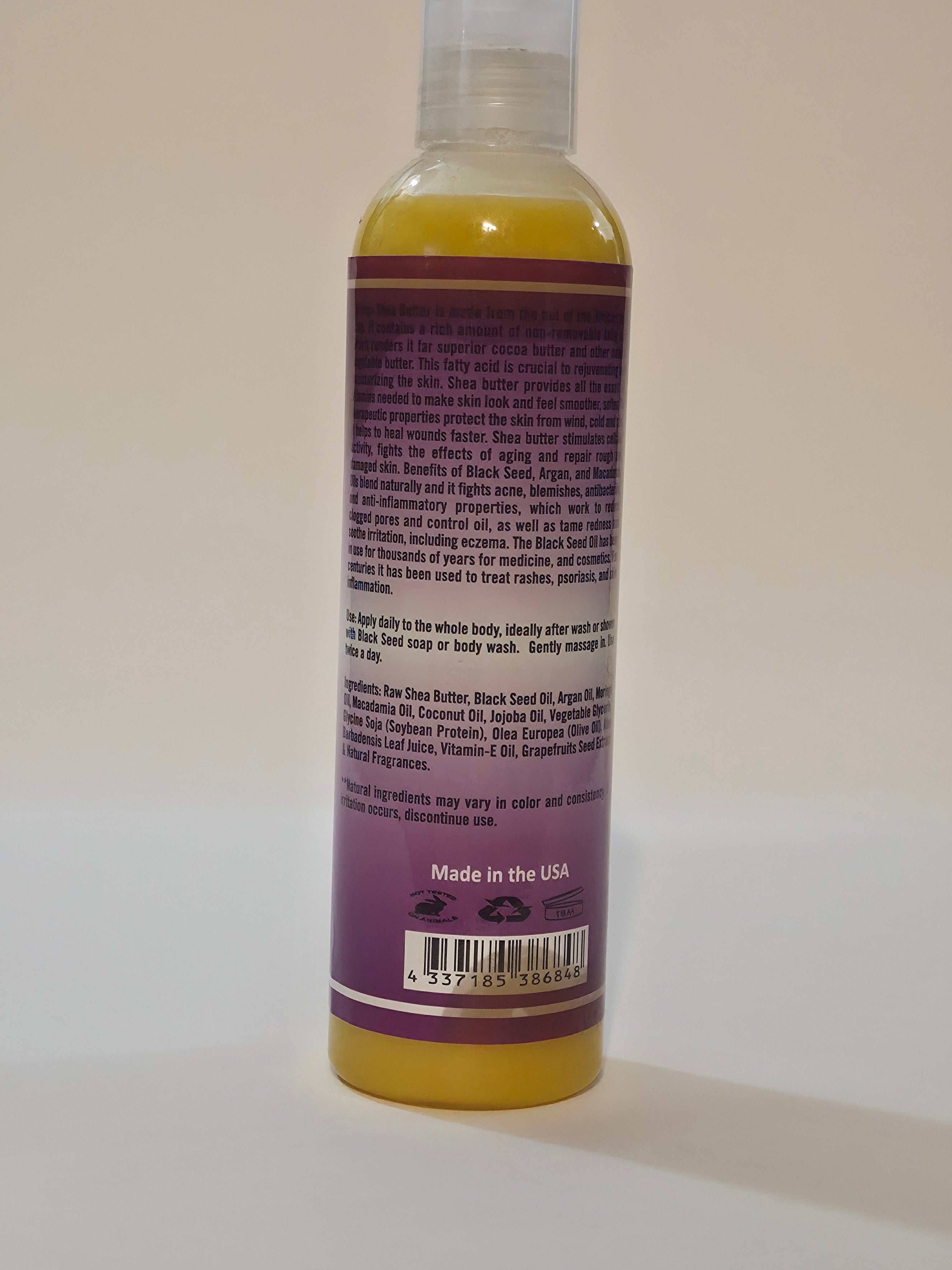 Liquid Shea Butter with Black Seed Oil