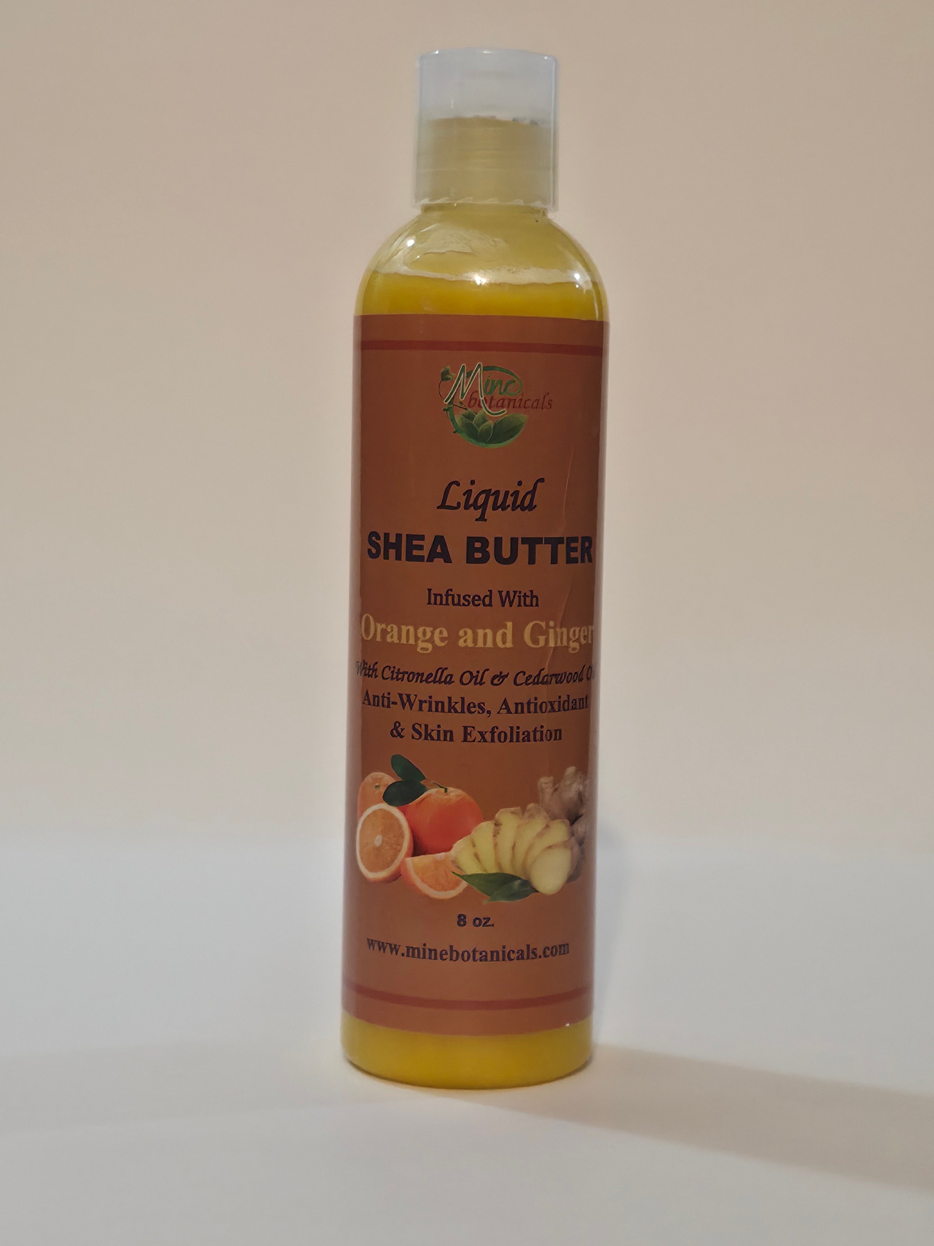 Liquid Shea Butter with Orange & Ginger