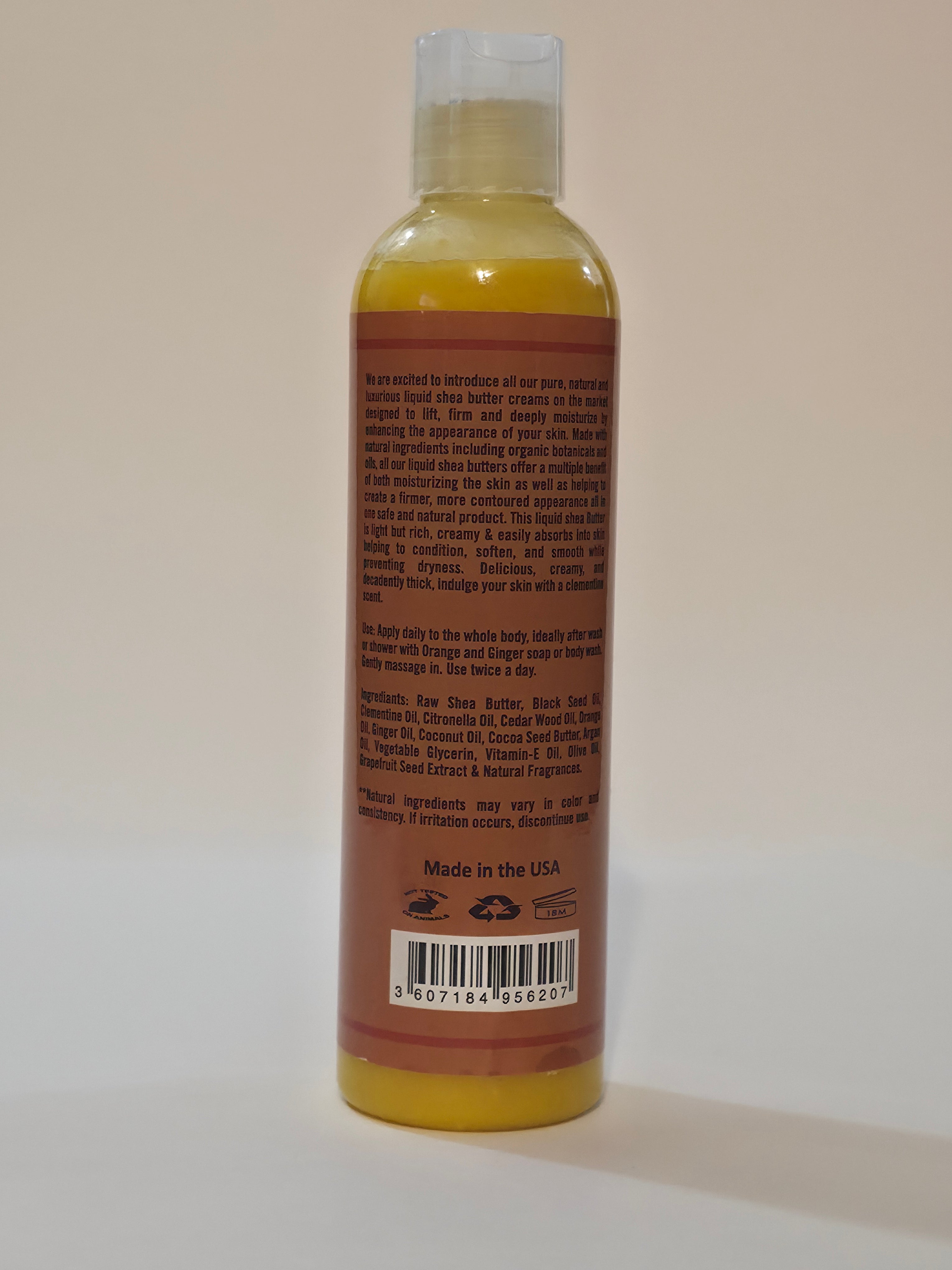 Liquid Shea Butter with Orange & Ginger