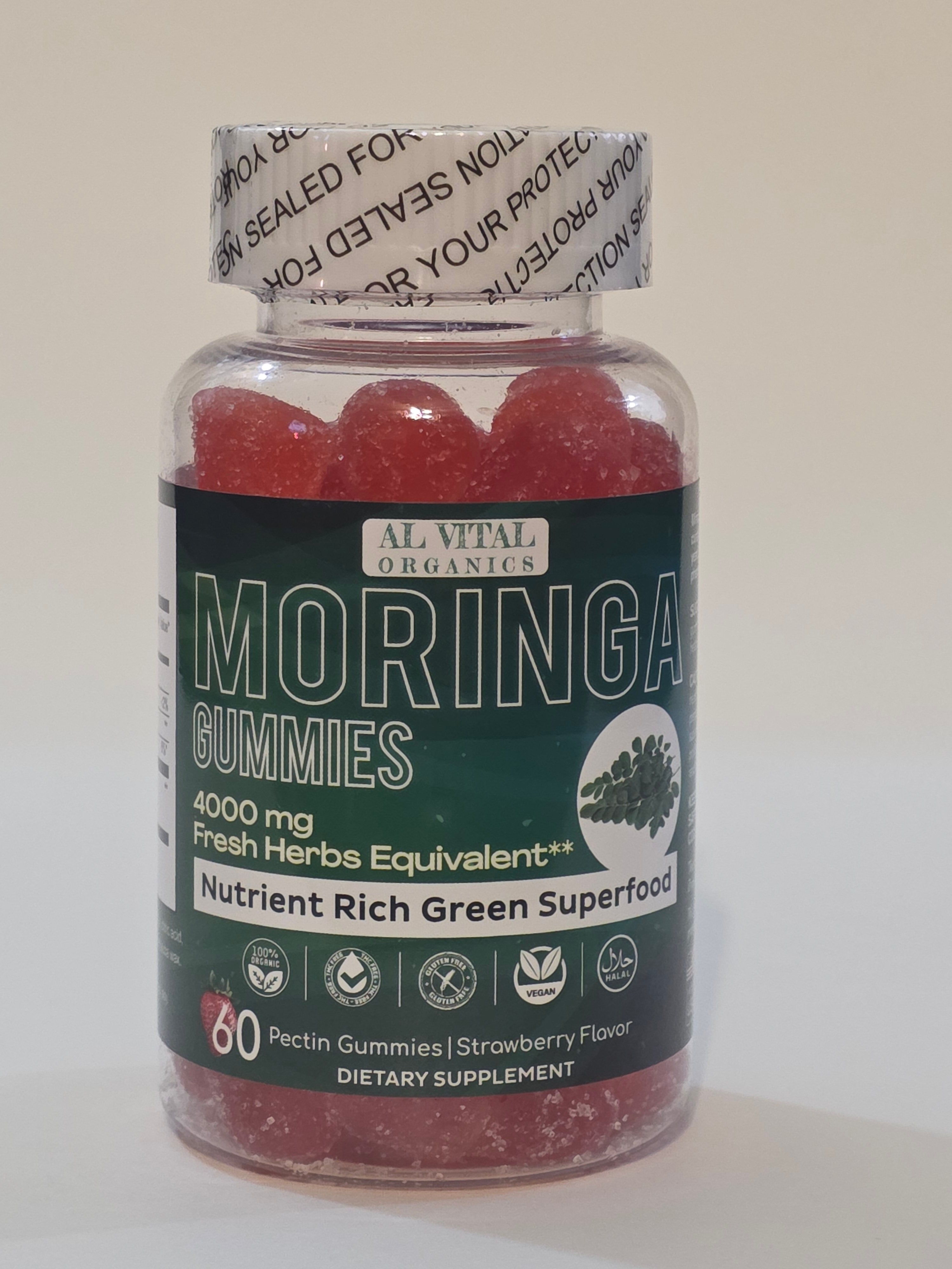 Moringa Gummies Organic 4000 mg