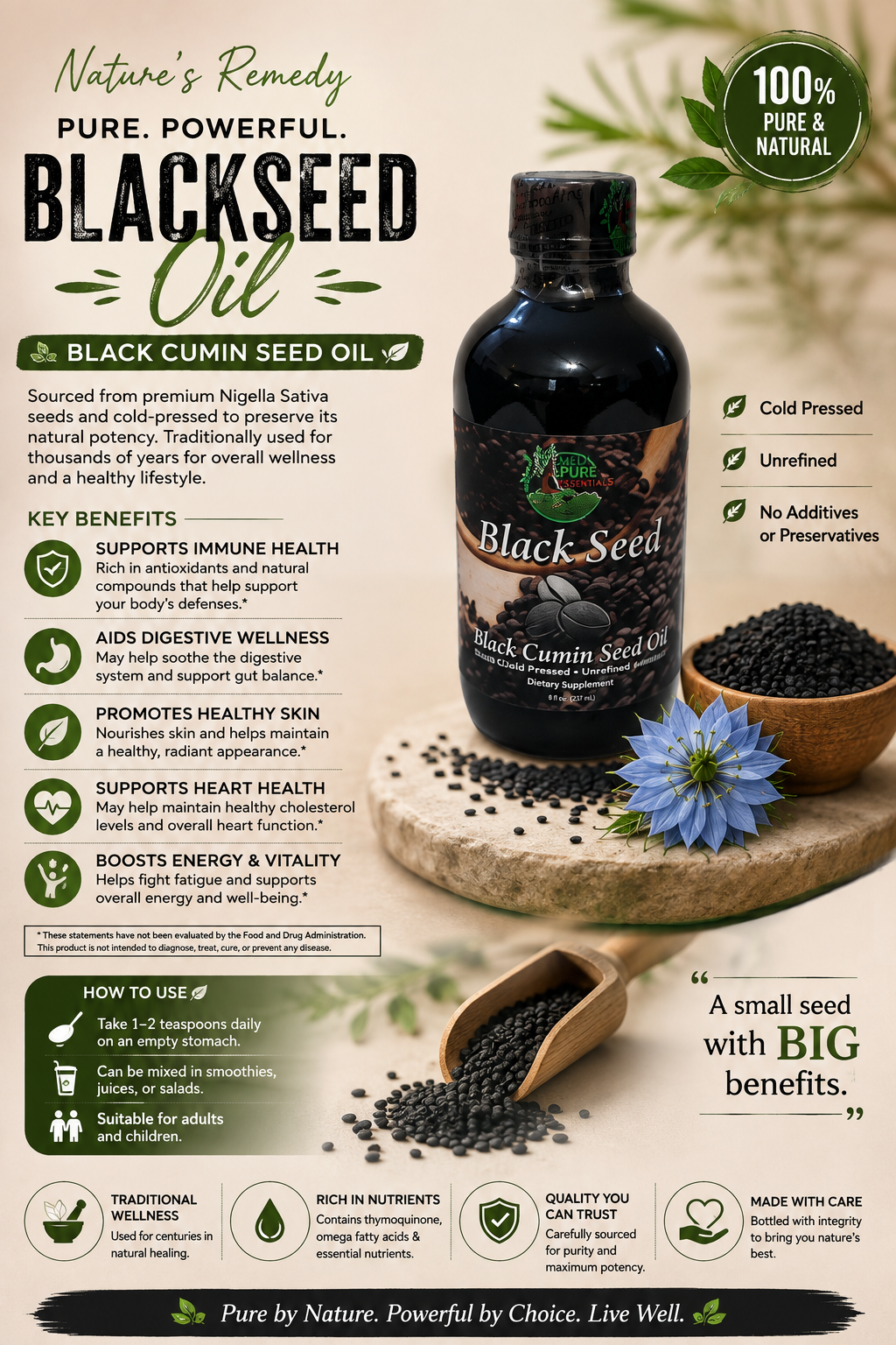 Black Cumin Seed Oil