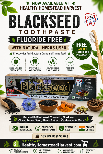 Blackseed Toothpaste/Free Toothbrush