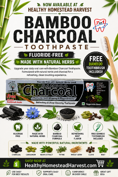 Bamboo Charcoal Toothpaste/free bamboo toothbrush