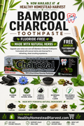 Bamboo Charcoal Toothpaste/free bamboo toothbrush