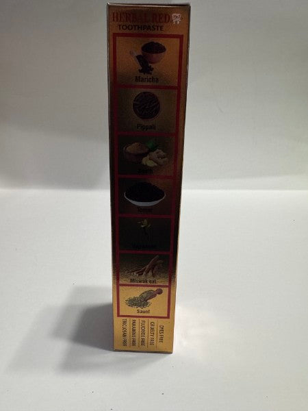 Herbal Red Toothpaste/Free Toothbrush