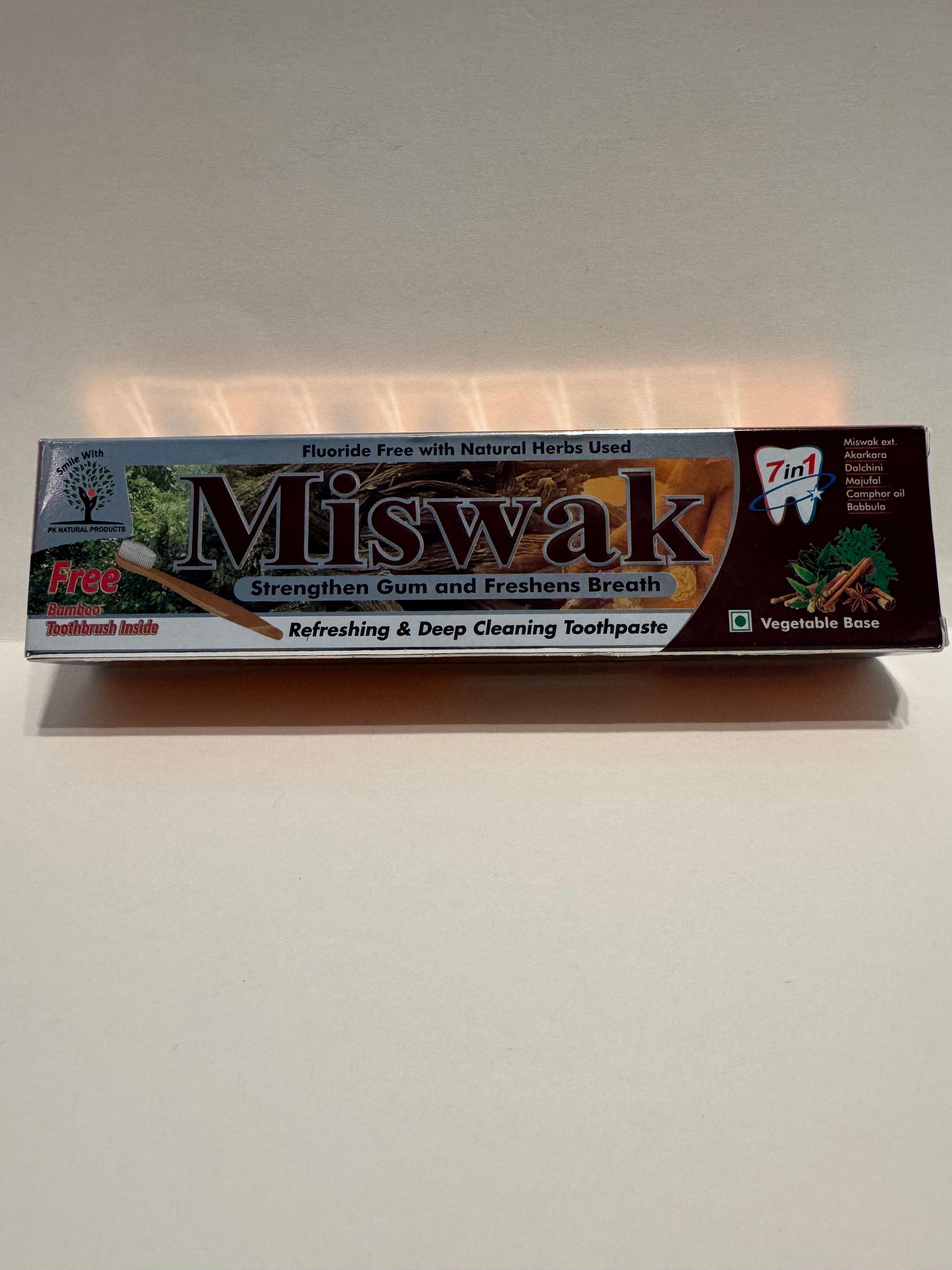 Miswak Herbal Toothpaste/Free Toothbrush