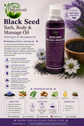 Black Seed Bath, Body & Massage Oil