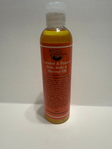 Coconut & Papaya Bath, Body & Massage Oil