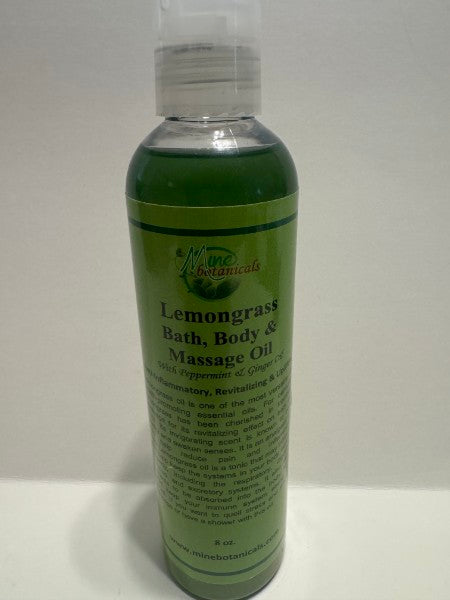Lemongrass Bath, Body & Massage Oil