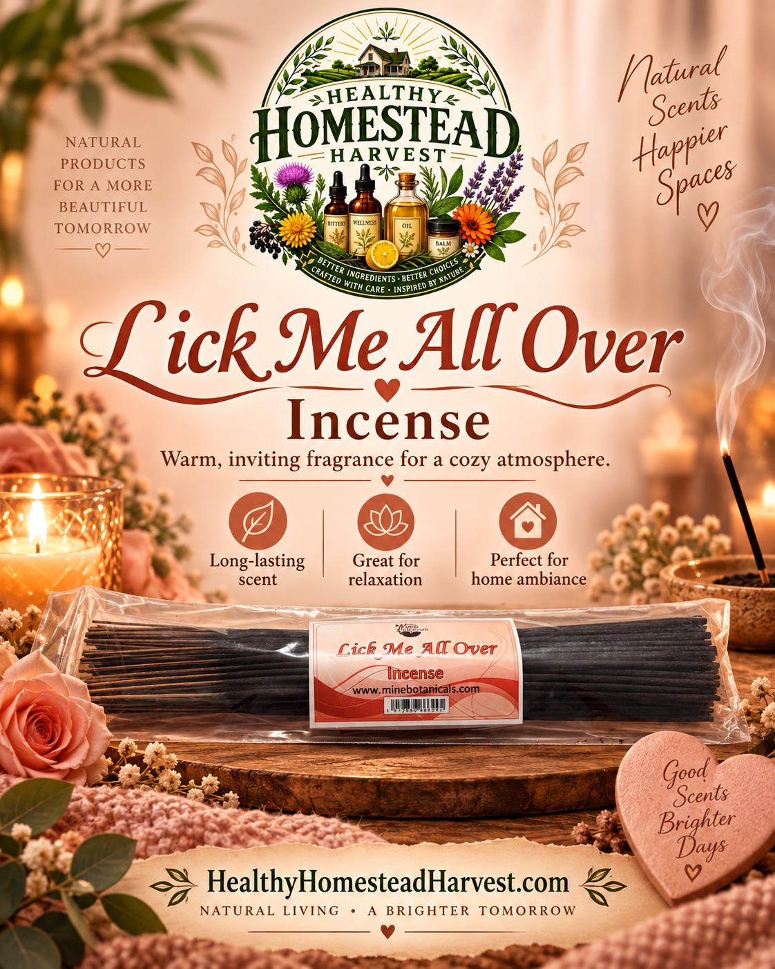 Lick Me All Over Incense 100 pcs