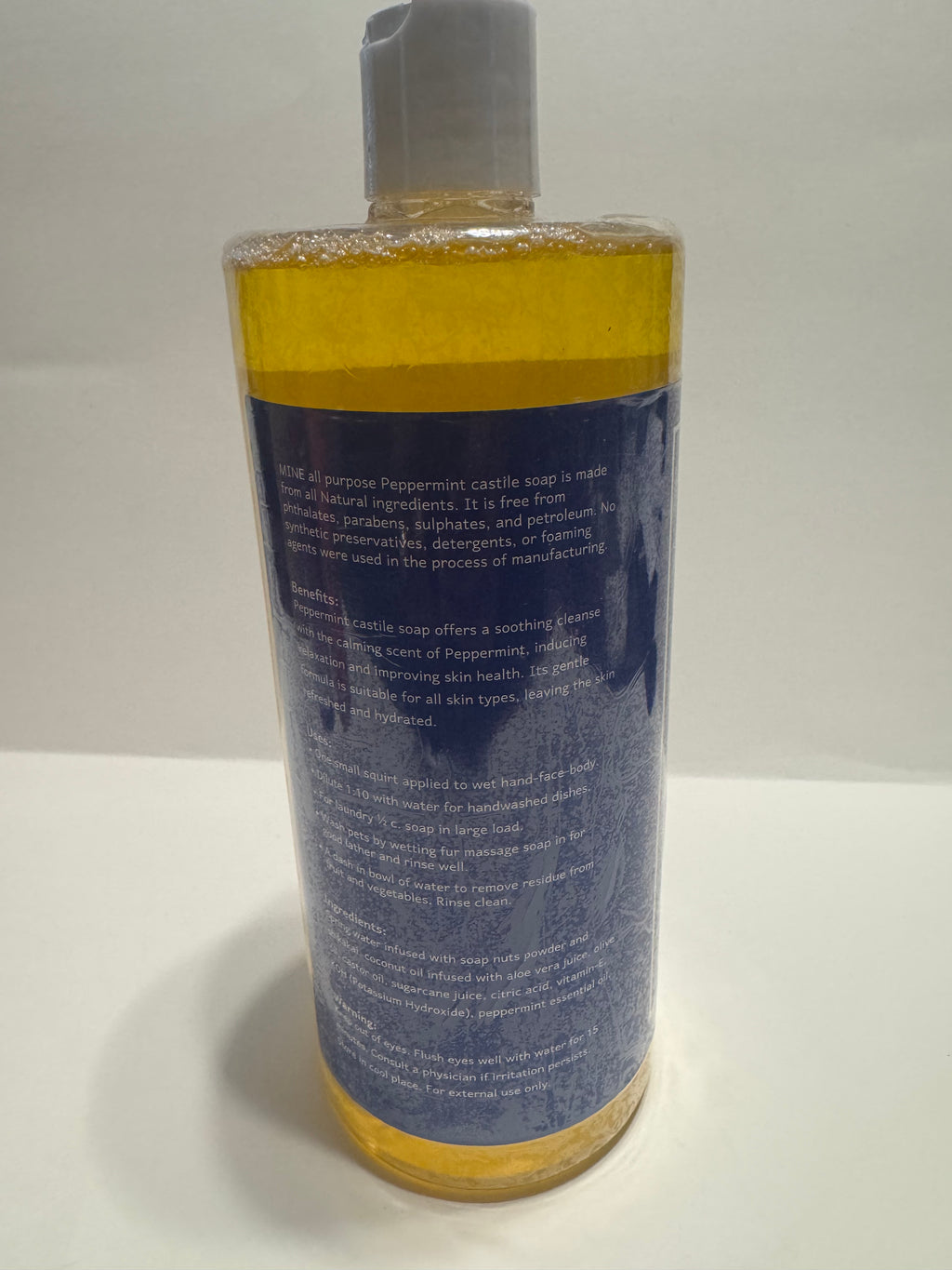 Peppermint Liquid Castile Soap