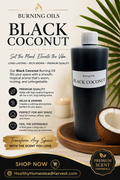 Black Coconut Burning Oil