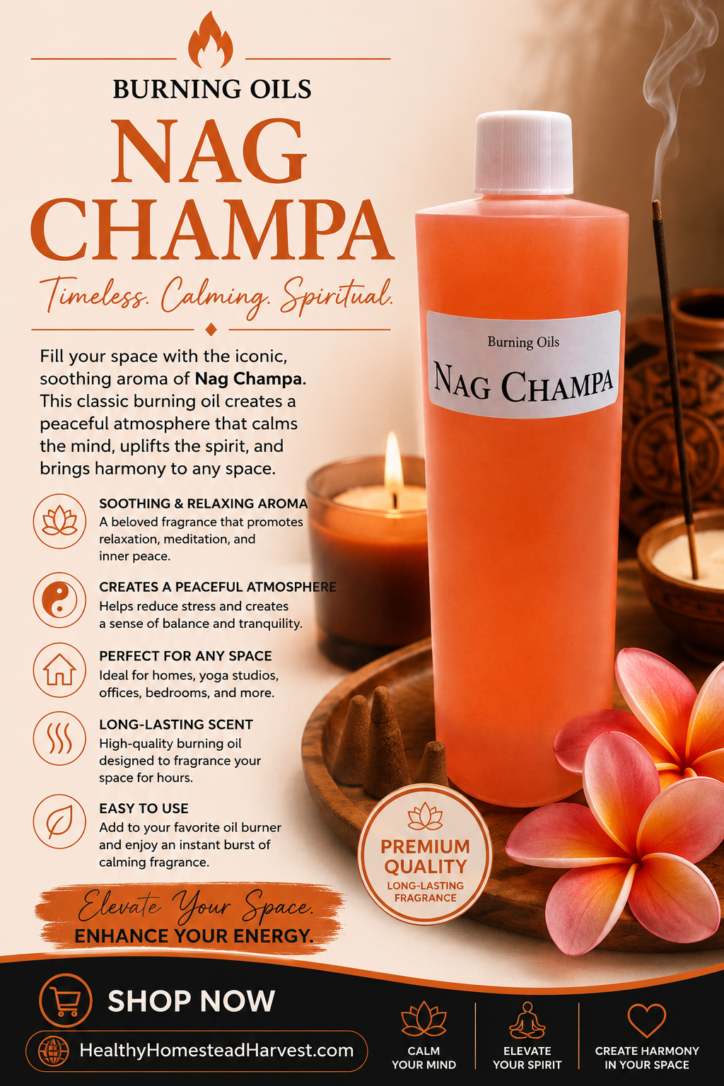 Nag Champa Burning Oil