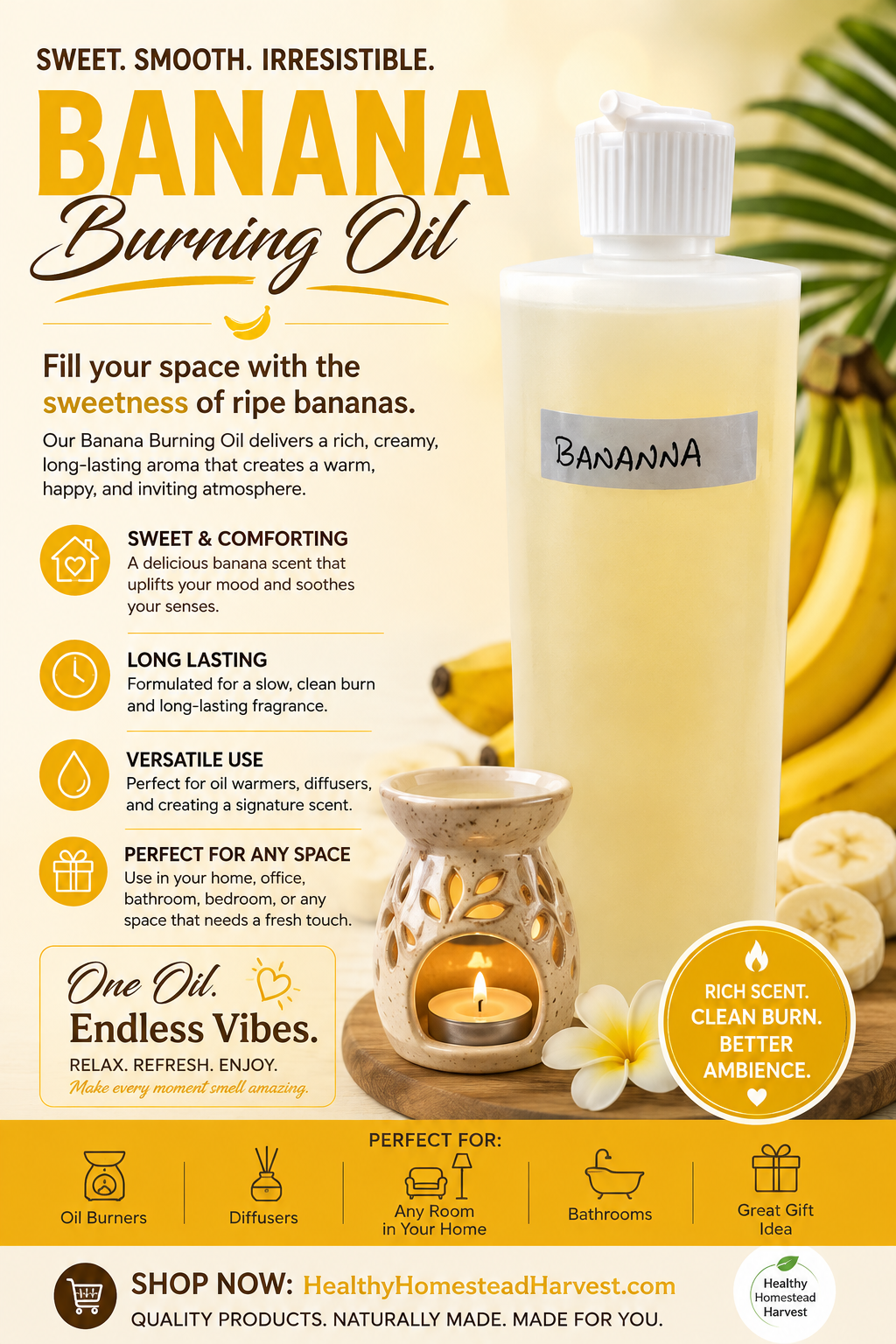 Banana Burning Oil