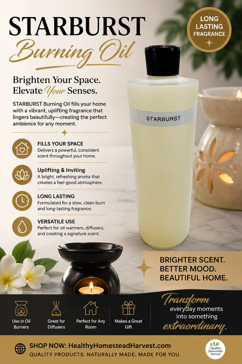 Starburst Burning Oil
