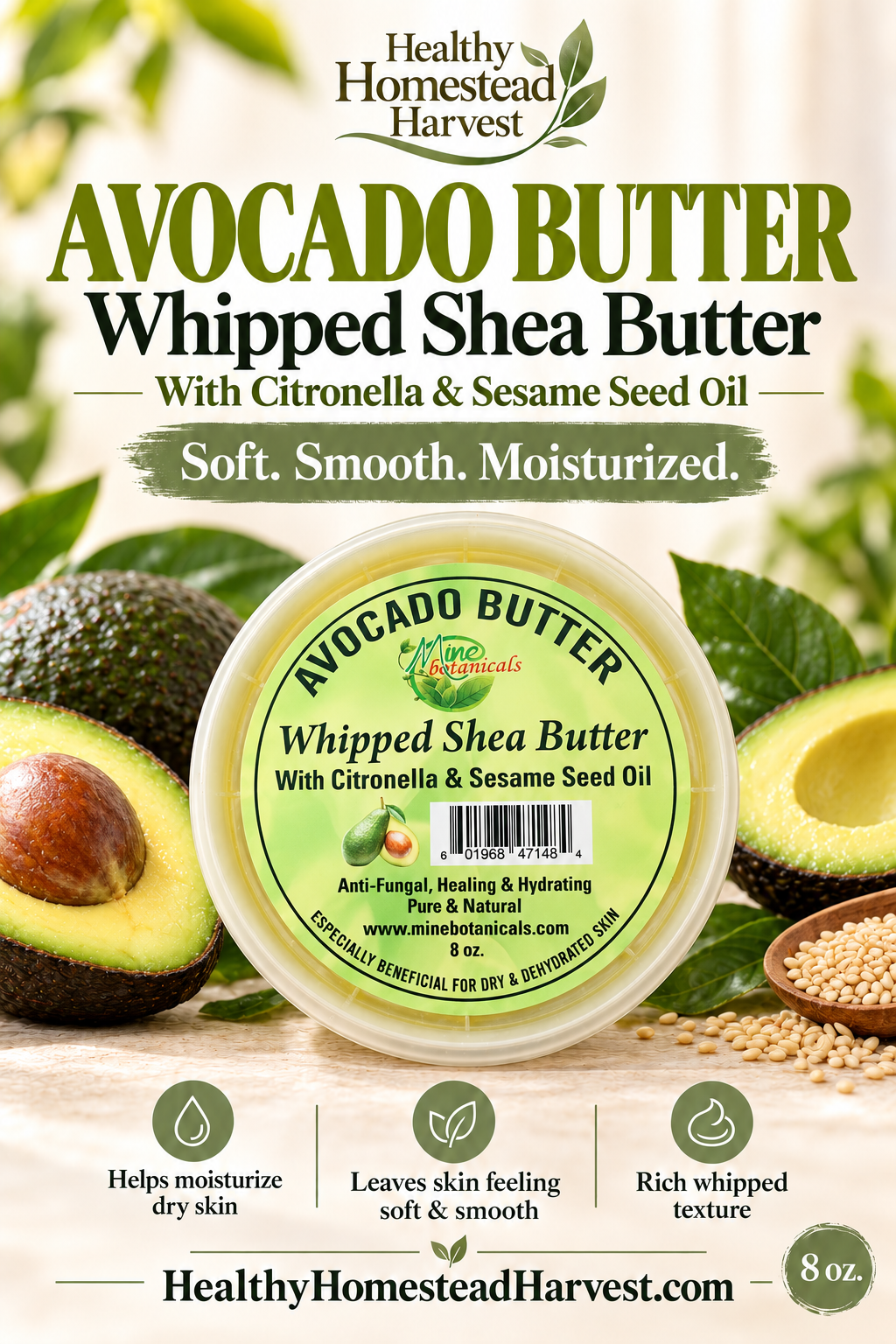 Avocado Butter Whipped Shea Butter