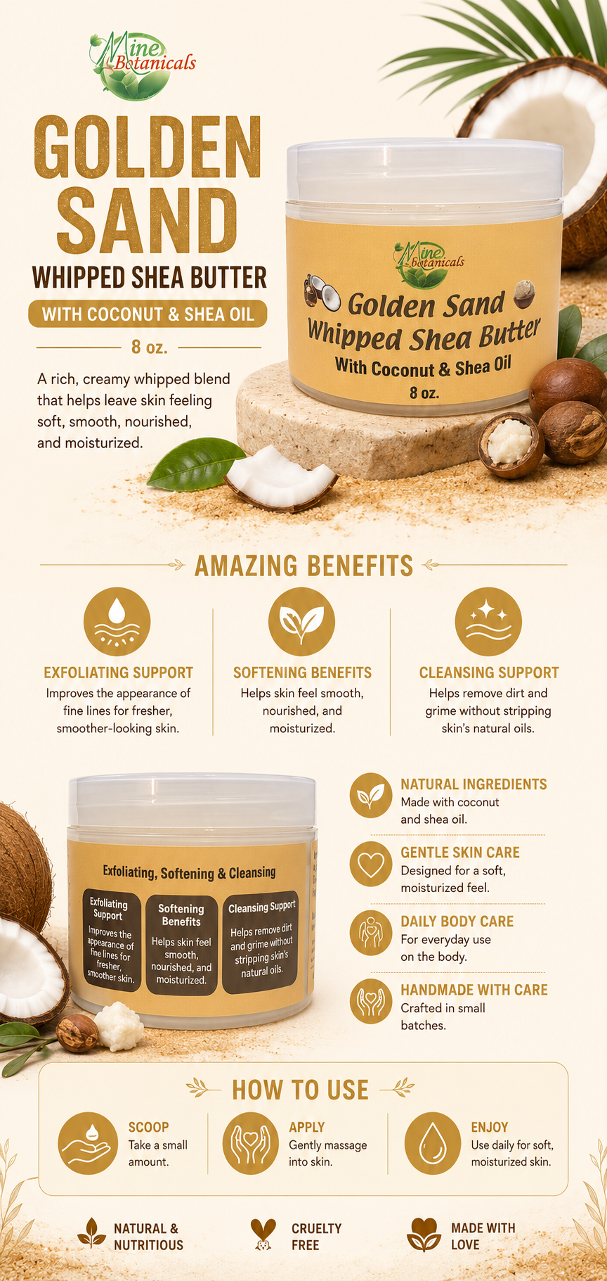 Golden Sand Whipped Shea Butter