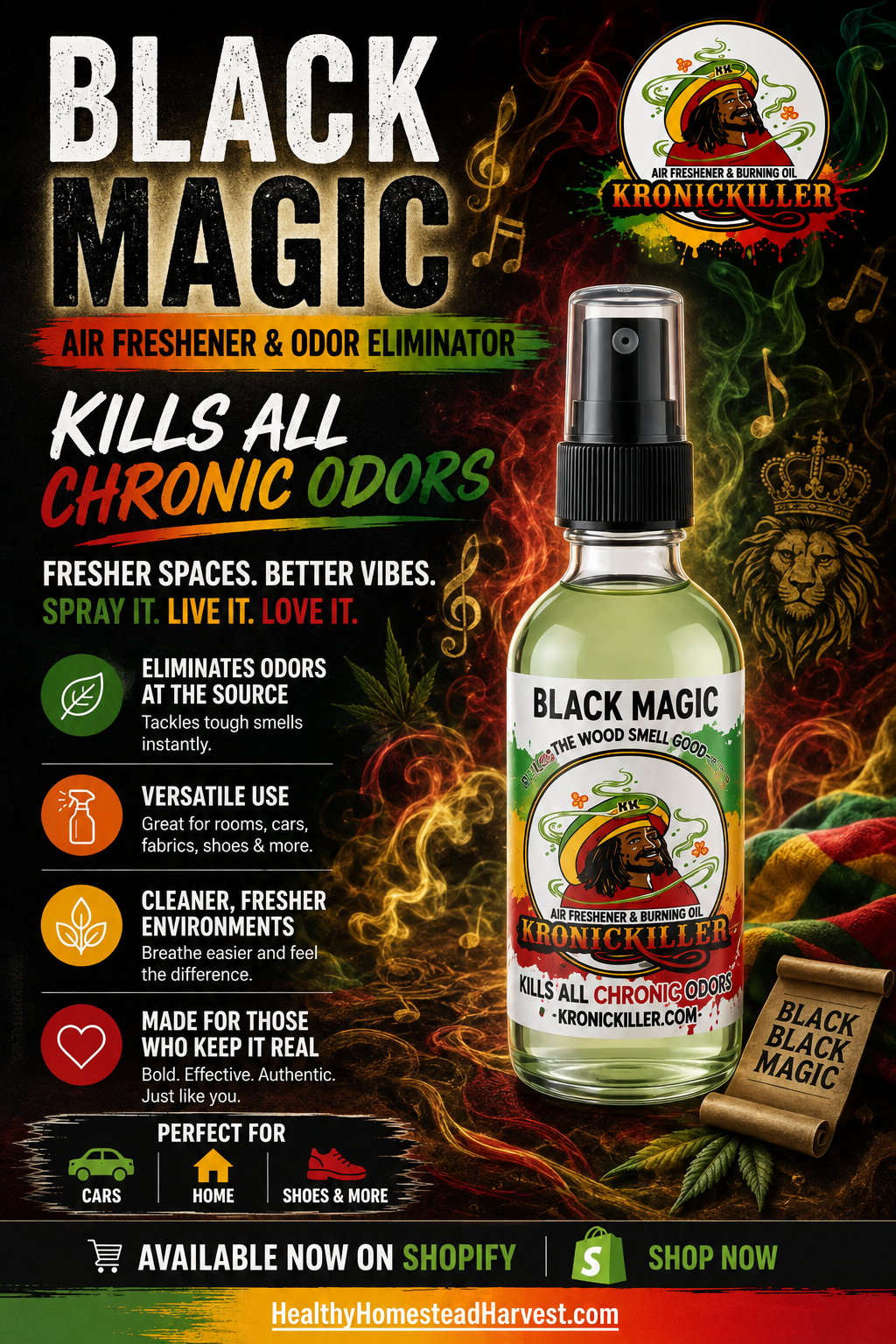 Black Magic Air Freshener KronicKiller