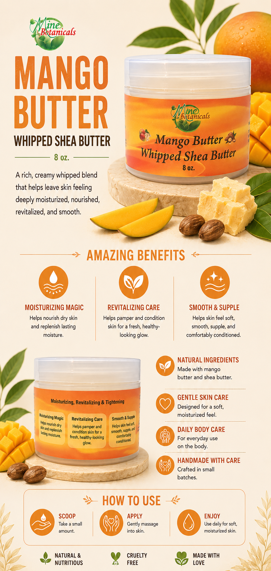 Mango Butter & Whipped Shea Butter