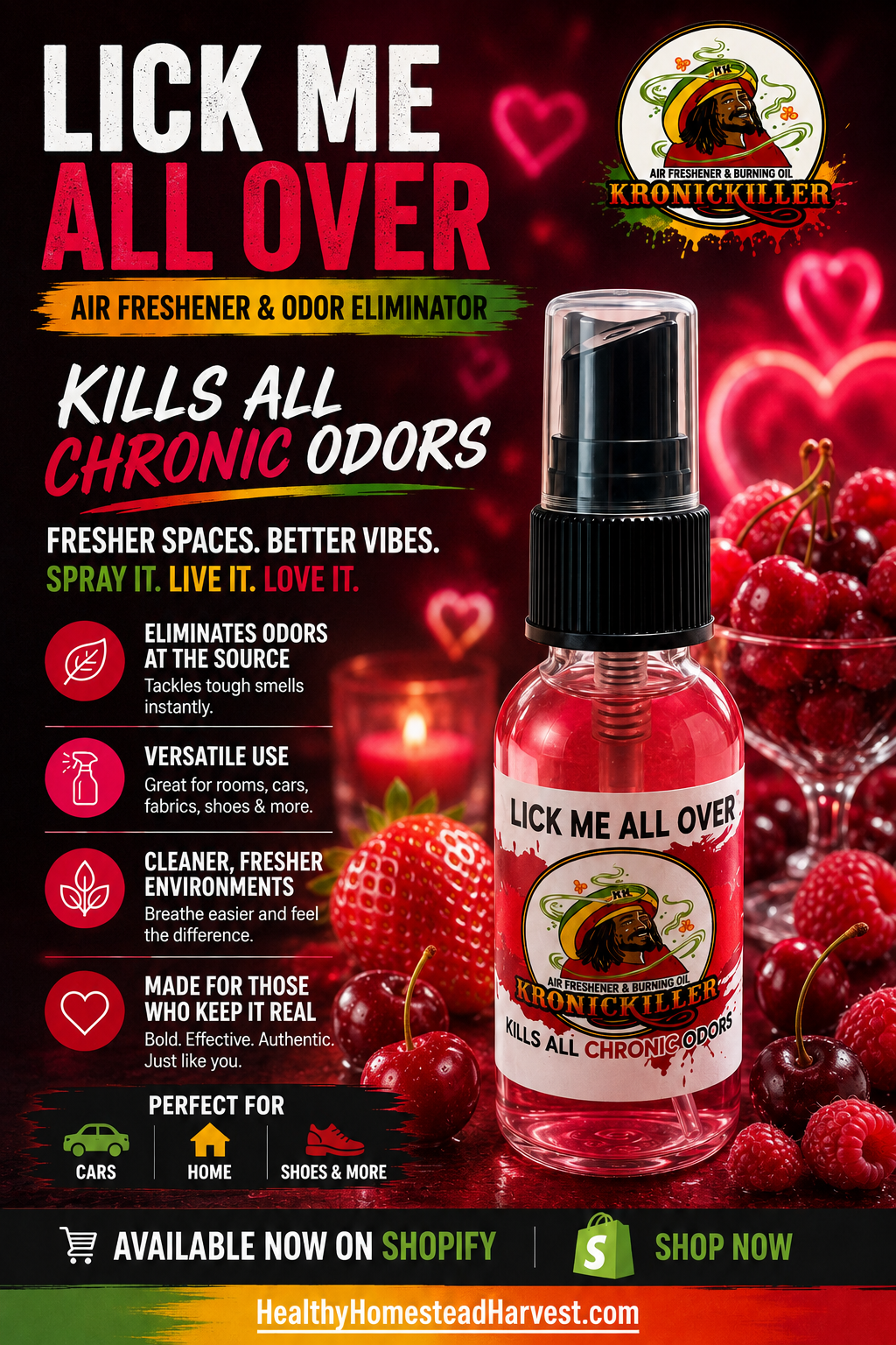 Lick Me All Over Air Freshener Kronickiller